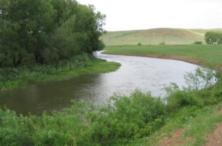 River of Tock near Pleschanowo, in 2004.